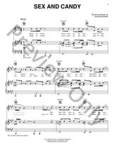 Sex And Candy piano sheet music cover